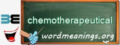 WordMeaning blackboard for chemotherapeutical